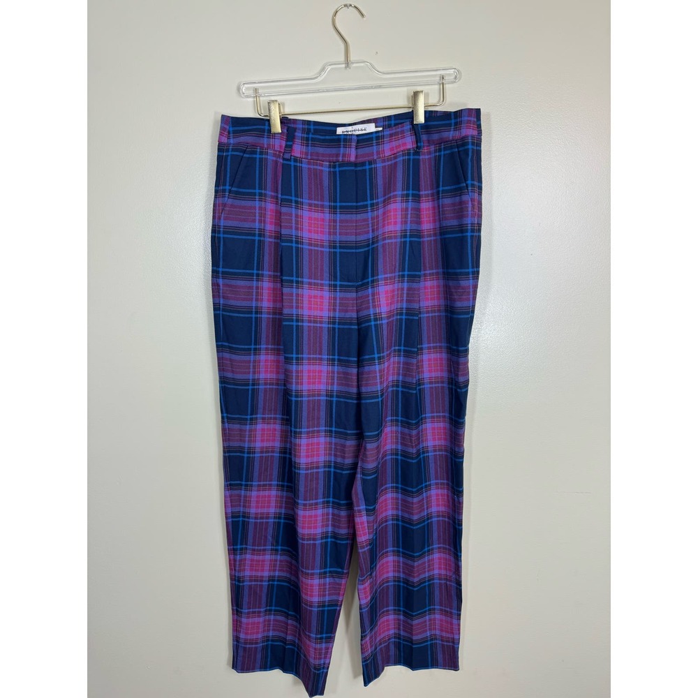 Exquise Cropped Plaid Pants NWOT Size Large from Anthropologie - Picture 3 of 6